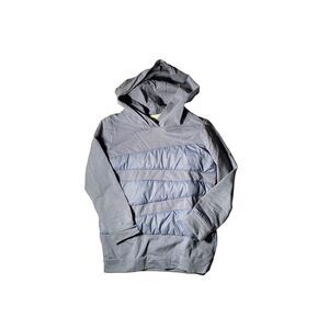 Montee Boys blue down accent striped hoodie top size 6